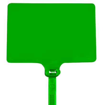 6" 120# Green Identification Cable Ties