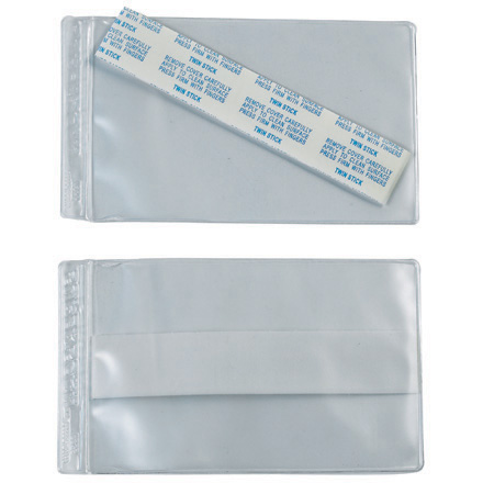 4 x 8" Super-Scan<span class='rtm'>®</span> Press-On Vinyl Envelopes