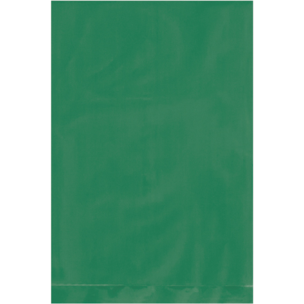 4 x 6" - 2 Mil Green Flat Poly Bags (100 Pack)