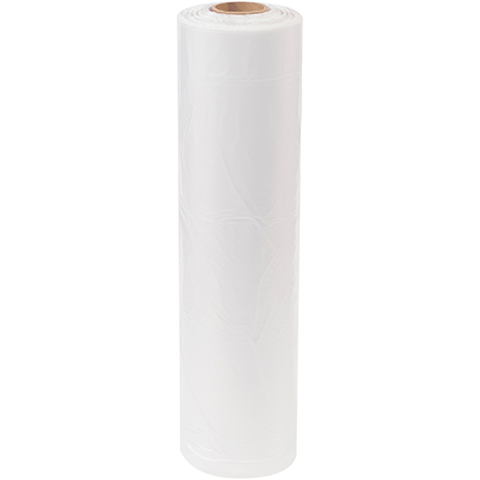 60 x 60" 1.25 Mil Clear Top Sheeting/Central Folded