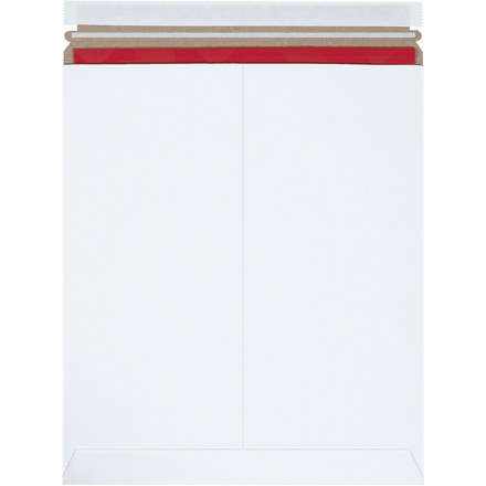 12 <span class='fraction'>3/4</span> x 15" White Self-Seal Stayflats Plus<span class='rtm'>®</span> Mailers